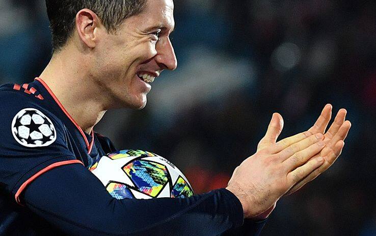 Lewandowski e il poker in Stella Rossa-Bayern