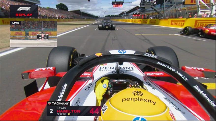 Hamilton penalizzato: il video della partenza a Silverstone