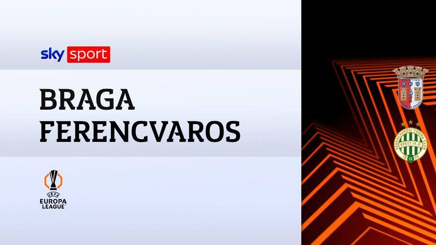 Braga-Ferencvaros 4-0: gol e highlights