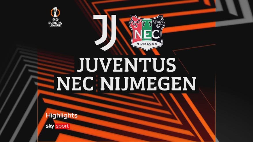 Juventus-Nec 5-0: gol e highlights