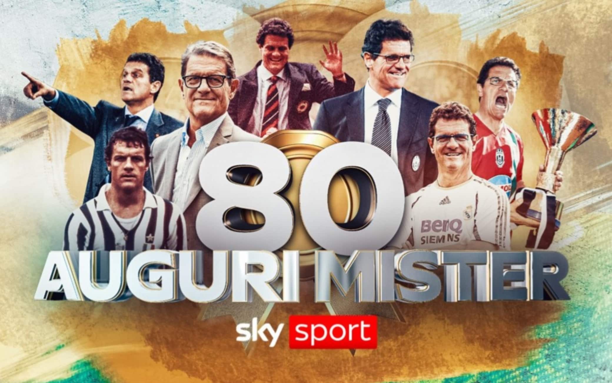 Auguri Mister! Fabio Capello compie 80 anni, l'omaggio su Sky Sport Legend