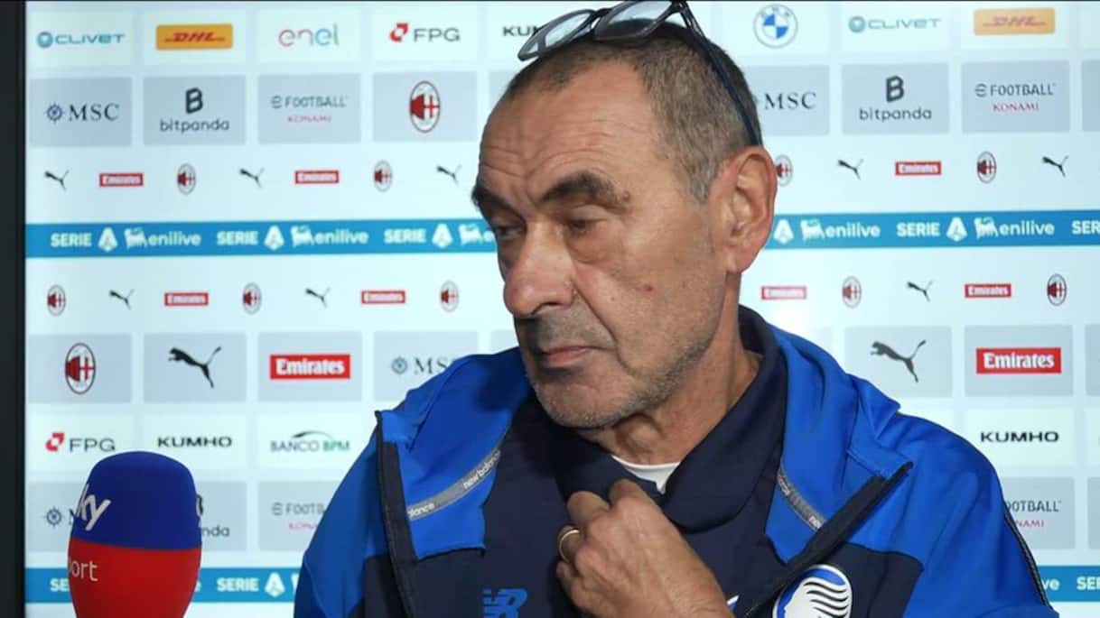 Sarri criticises referee after Atalanta lose 3-2 to Milan