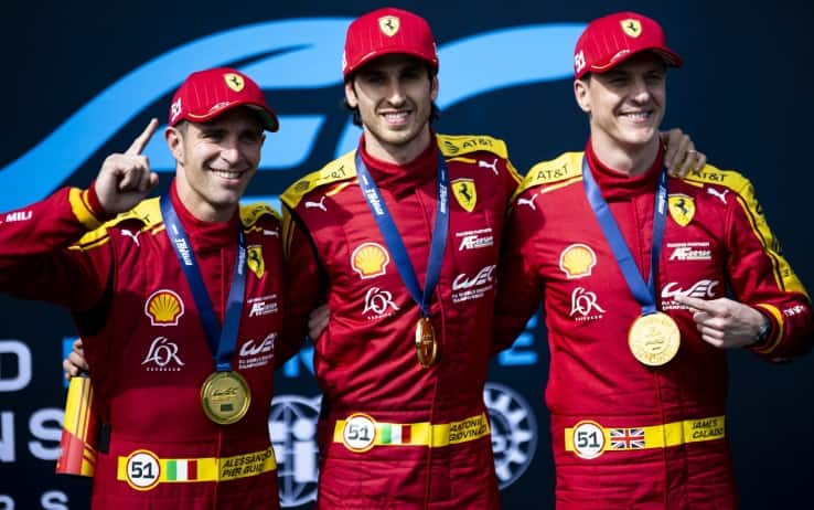 Wec Ferrari Pier Guidi-Giovinazzi-Calado Imola 2025