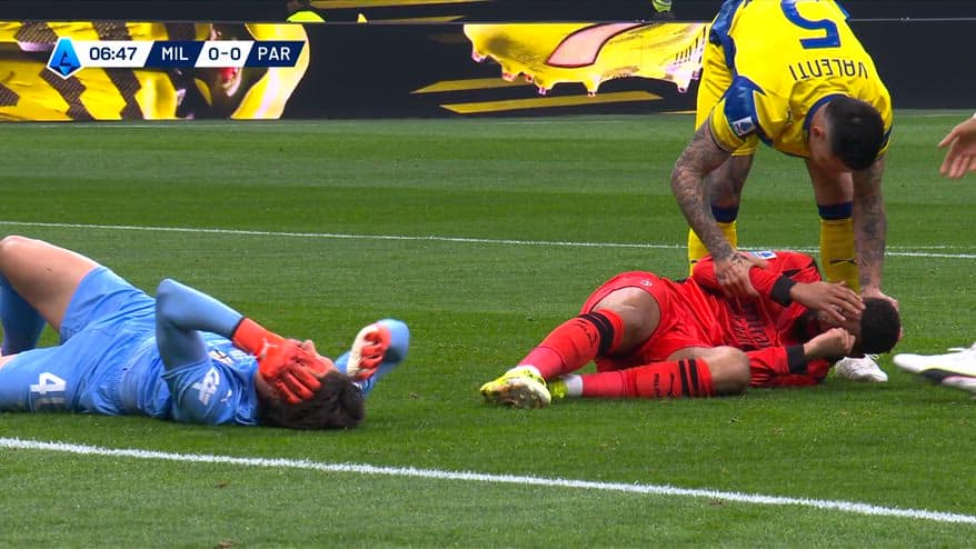 Infortunio Loftus-Cheek, il video del duro scontro con Corvi