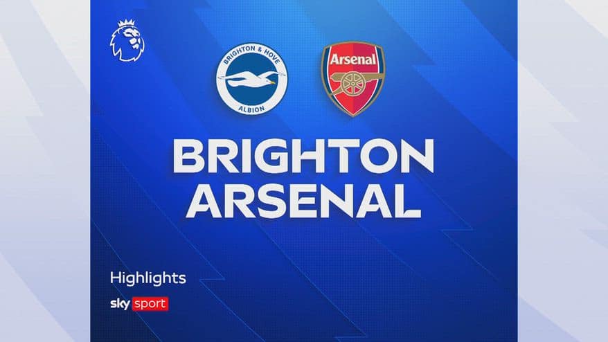 Brighton-Arsenal 3-0: gol e highlights