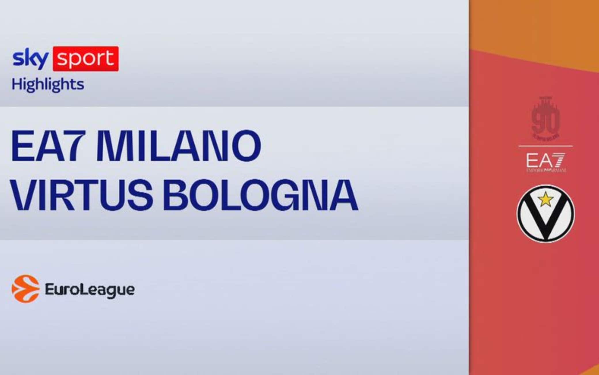 Olimpia Milano-Virtus Bologna 103-87: gli highlights di Eurolega