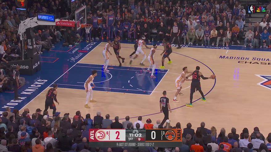 NBA, 39 punti di Jalen Brunson contro Atlanta