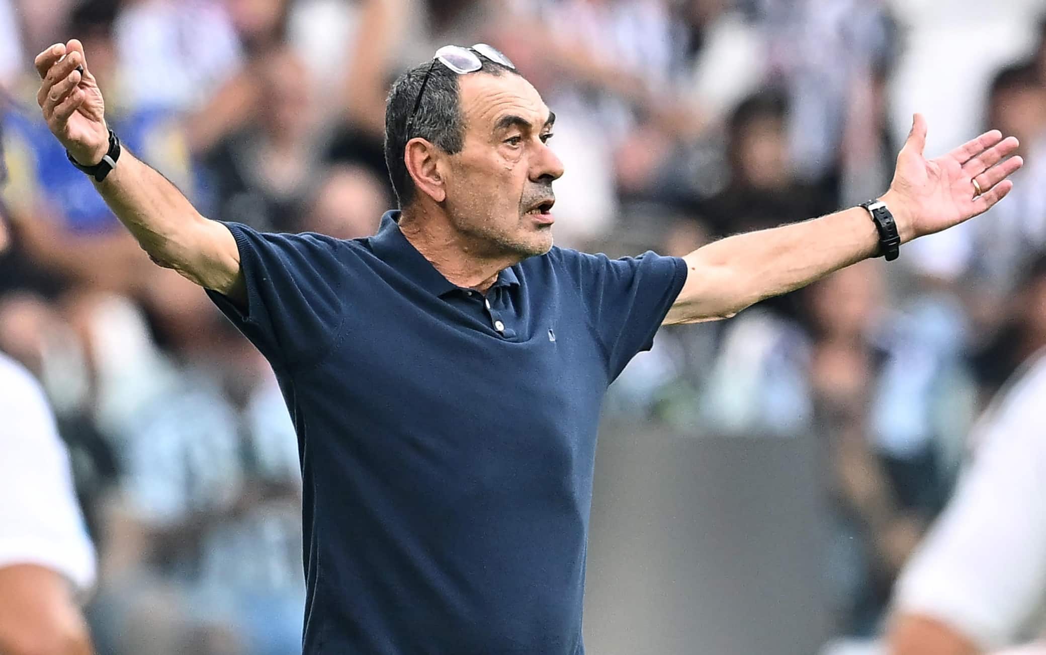 Juventus-Atalanta, Sarri: "La trattenuta di Kalulu su Rowe? Bisogna abolire il Var"