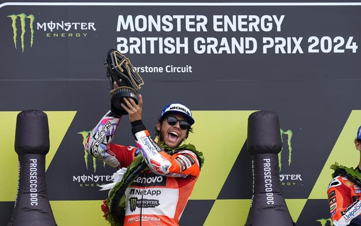 Bastianini sul podio del GP Silverstone 2024
