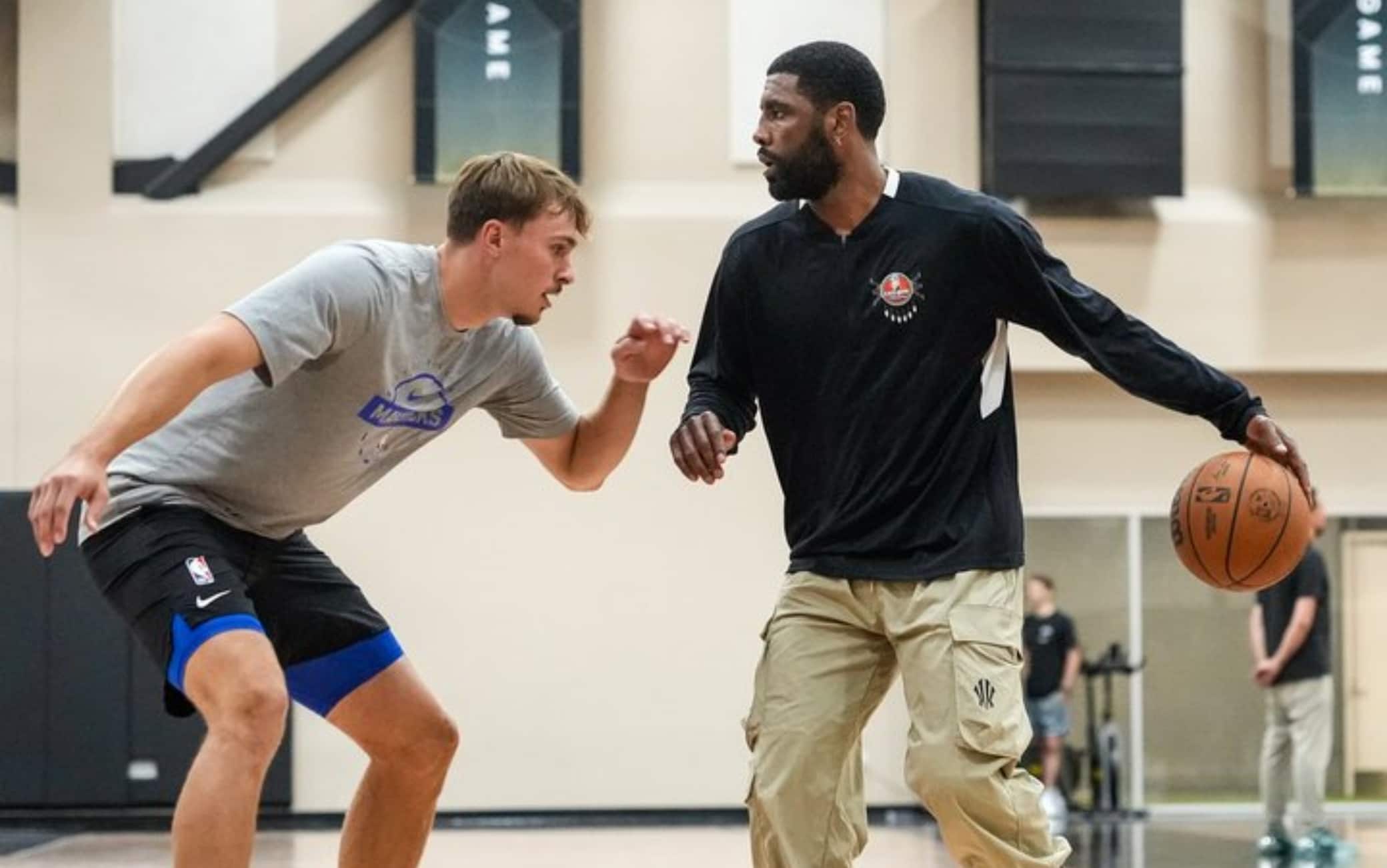NBA, i Mavs volano a Los Angeles da Kyrie Irving per allenarsi tutti insieme. VIDEO
