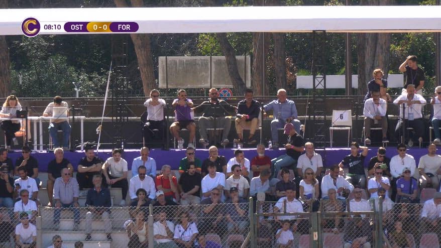 De Rossi e Florenzi guardano Ostiamare-Forlì: il video