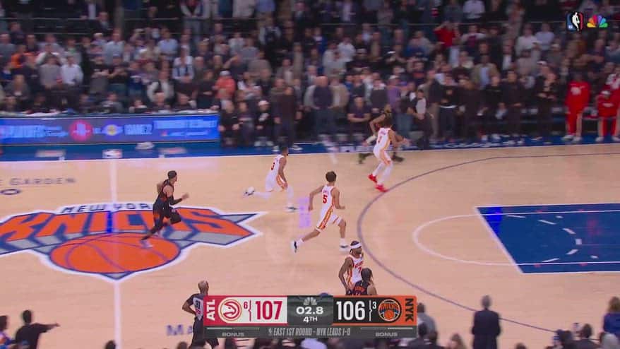 NBA, Bridges sbaglia sulla sirena e Atlanta vince gara-2