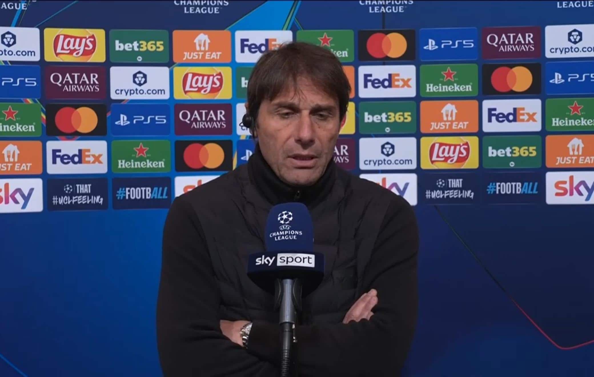 Napoli, Conte: "Una partita così andava vinta. Forse il nostro livello non è da Champions"