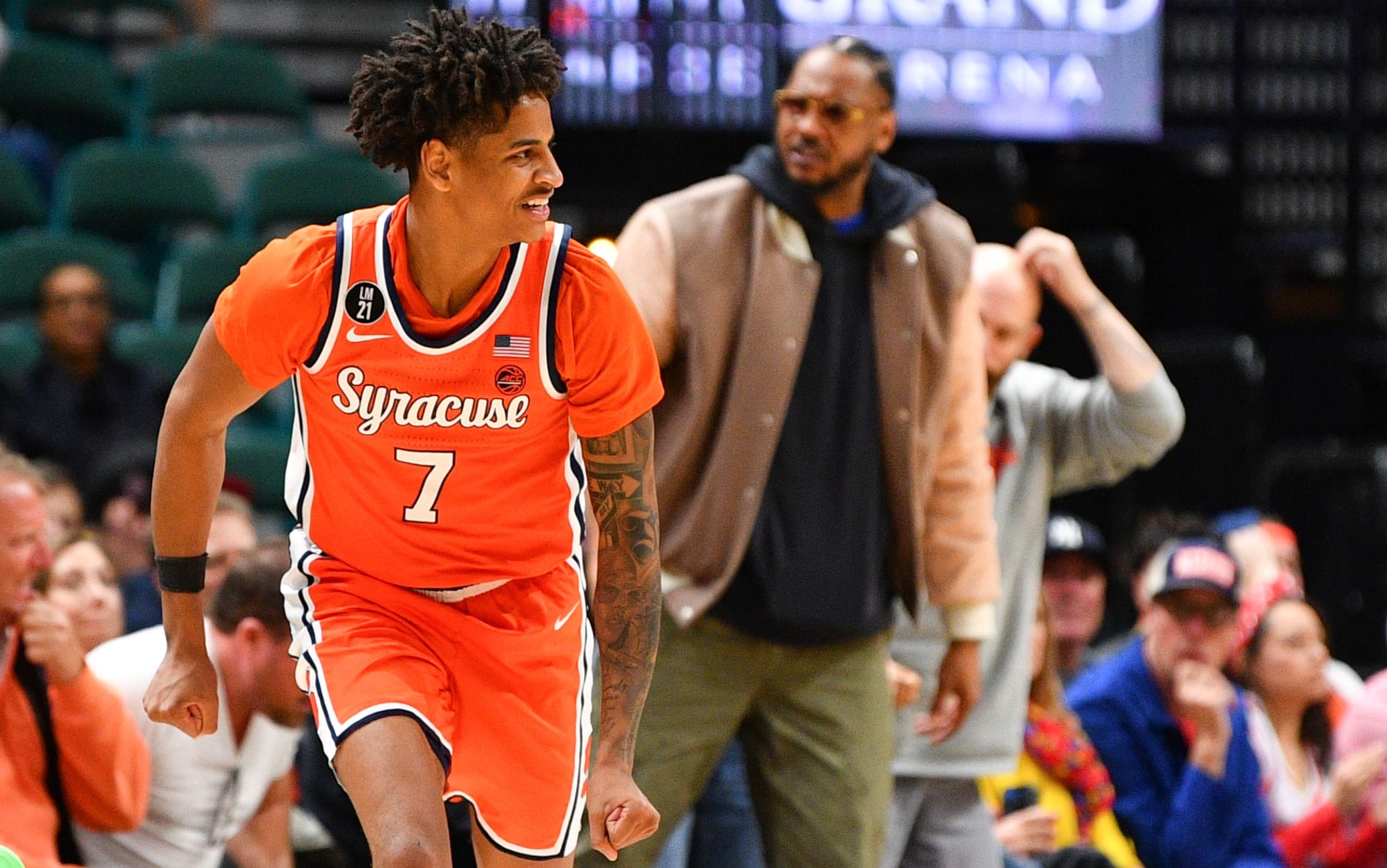  NBA, Melo: "Giocare contro mio figlio Kiyan? Solo quando sarà professionista"