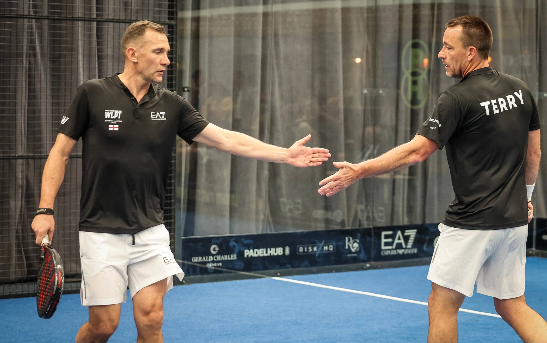Shevchenko e Terry ko in finale a Londra al EA7 World Legends Padel Tour