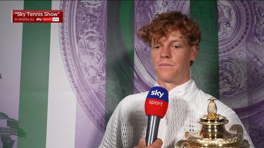 Sinner: "Sto dando mia vita al tennis. Sport italiano super"