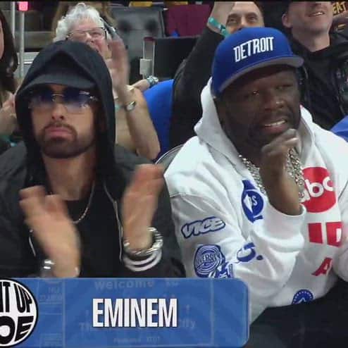 NBA, Eminem e 50 Cent in prima fila per Pistons-Cavs