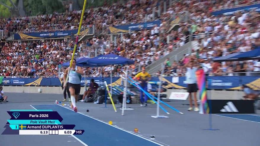 Diamond League, Mondo Duplantis torna a vincere a Parigi