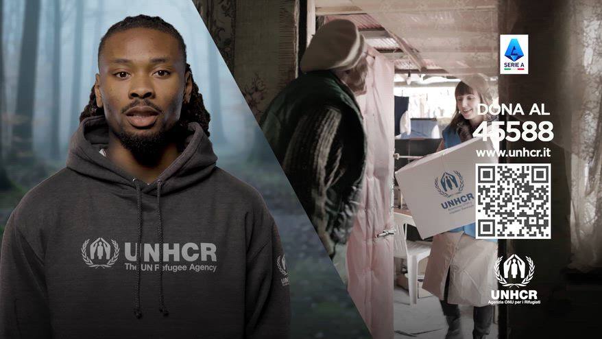 Ferma il gelo: Lega Calcio Serie A in campo per UNHCR