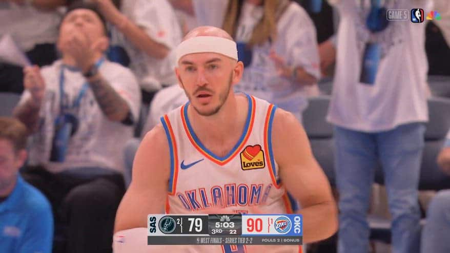 NBA, focus su Alex Caruso dopo gara-5 tra OKC e Spurs