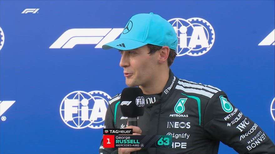 Russell: "Gap mai visto, un giro delizioso"