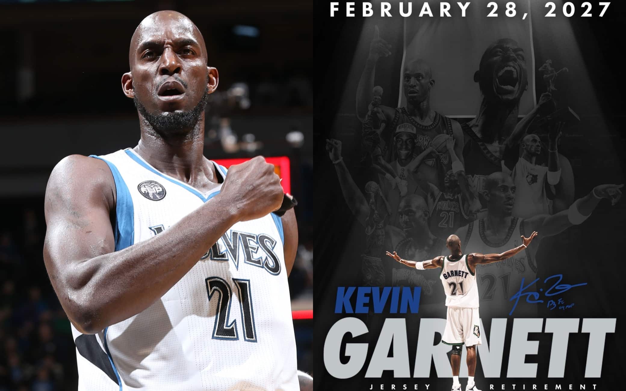 NBA, Minnesota ritira finalmente la maglia di Garnett: appuntamento il 28 febbraio 2027
