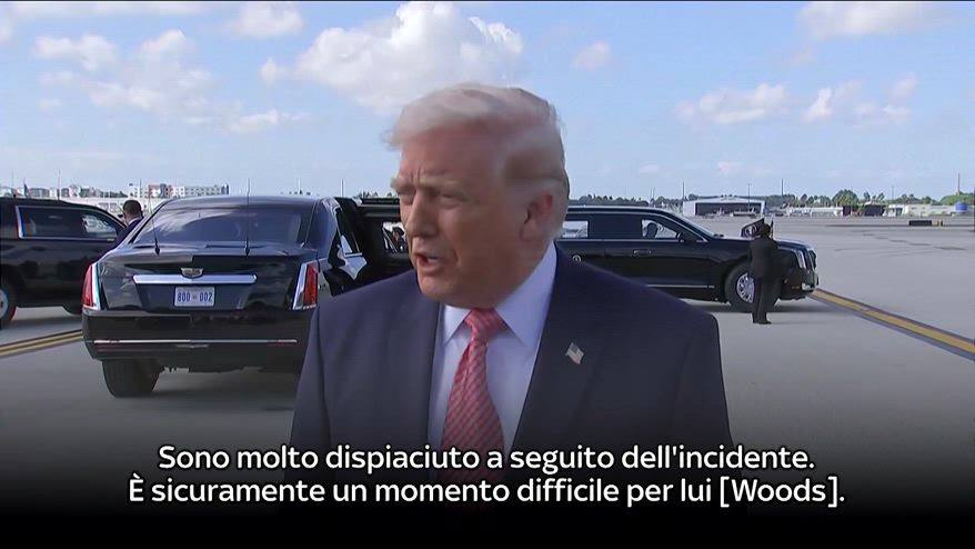 Trump: "Woods grande amico, vive momento difficile"