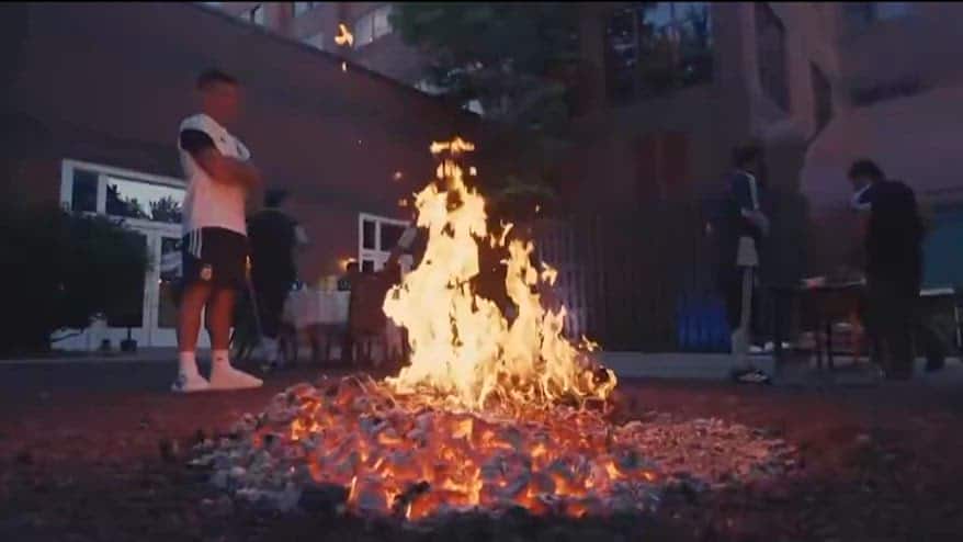 Argentina, prima della finale grigliata con l'asado