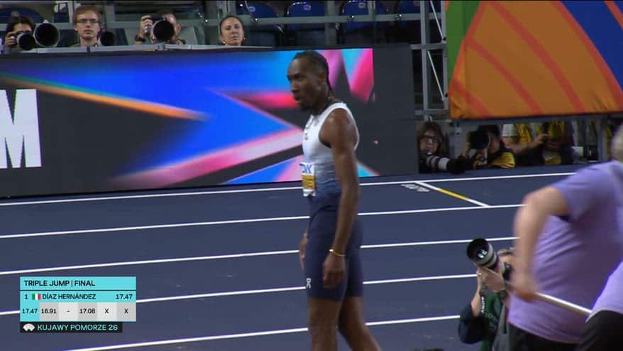 Mondiali indoor atletica, Diaz medaglia d'oro nel triplo