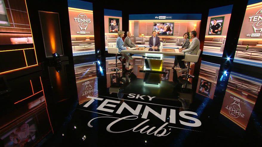 Sky Tennis Club con Pennetta, Furlan, Golarsa e Colangelo