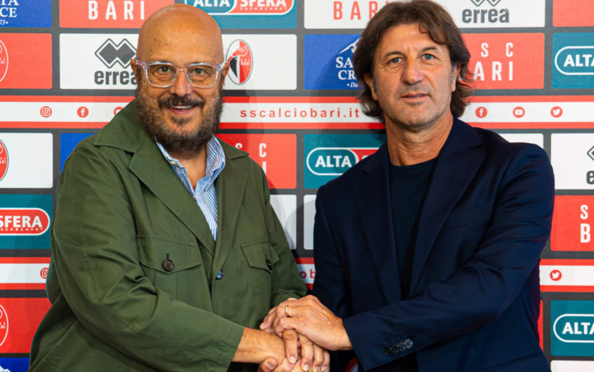 Bari, Marino: "Sfida più difficile della mia carriera". Rastelli: "Bisogna vincere"