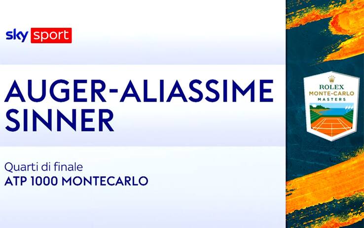 Sinner-Auger Aliassime: highlights Atp Monte-Carlo 
