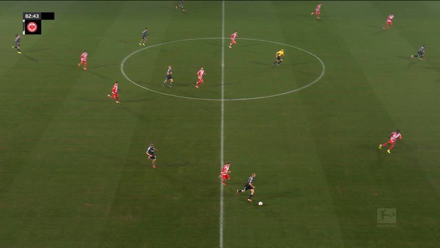 Union Berlino-Eintracht Francoforte 1-0: gol e highlights