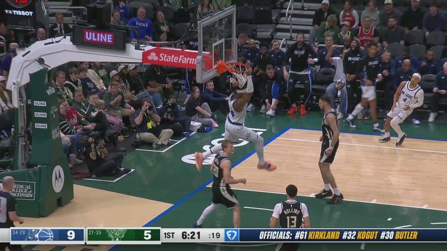 NBA, 33 punti di Paolo Banchero contro Milwaukee