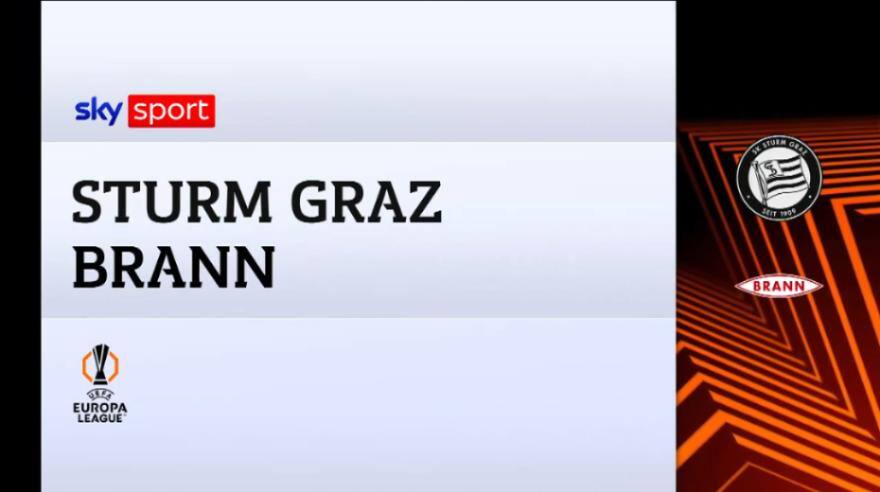 Sturm Graz-Brann 1-0: gol e highlights