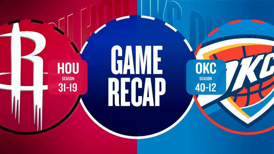 NBA Highlights: Oklahoma City-Houston 106-112
