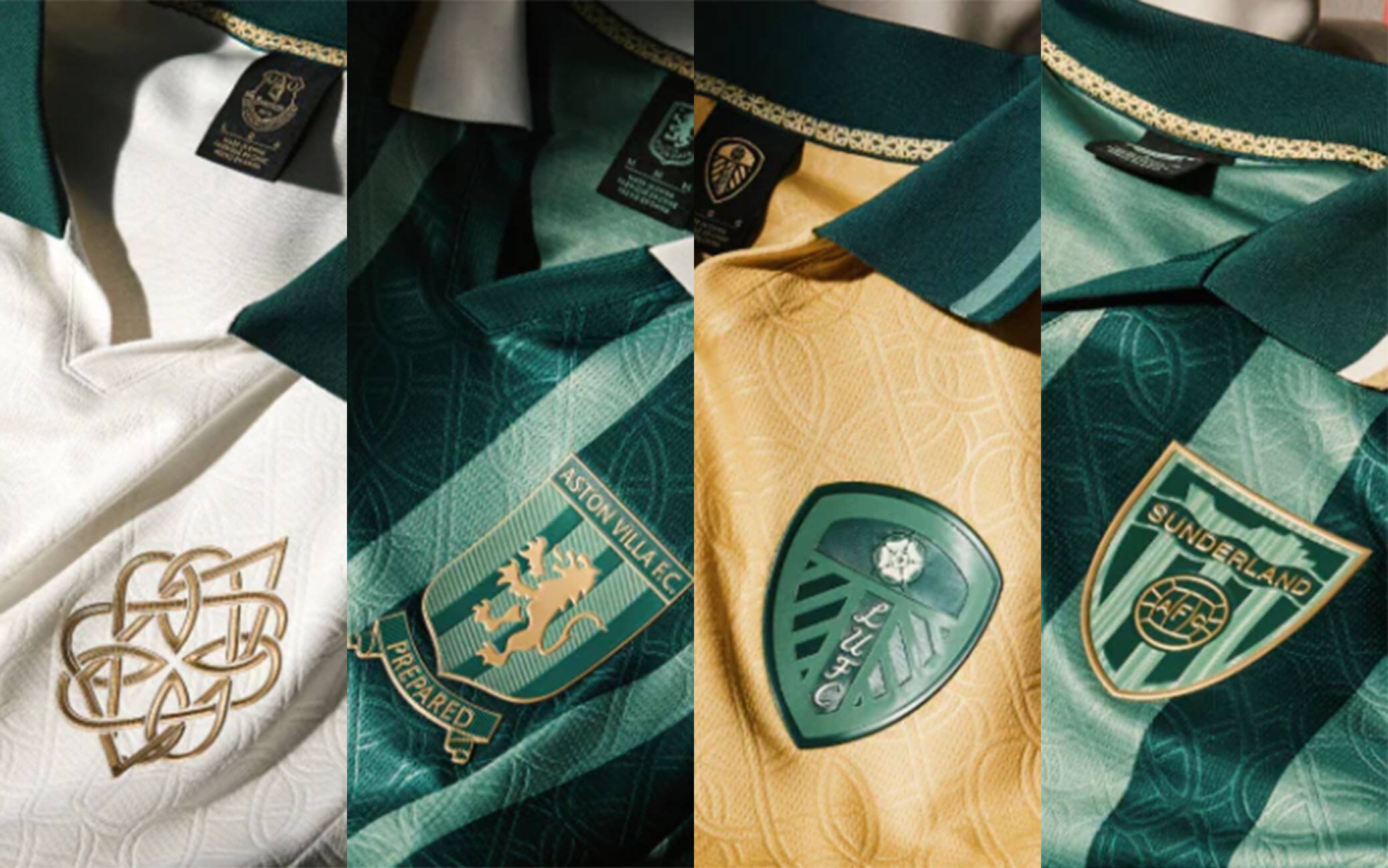 Premier League, ecco le maglie dedicate a San Patrizio: dall'Aston Villa all'Everton. FOTO
