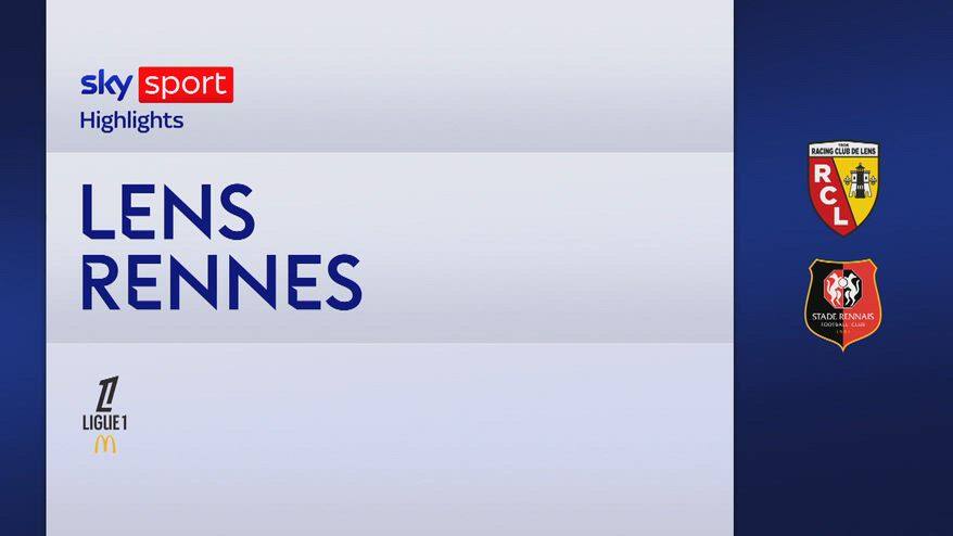 Lens-Rennes 3-1: gol e highlights