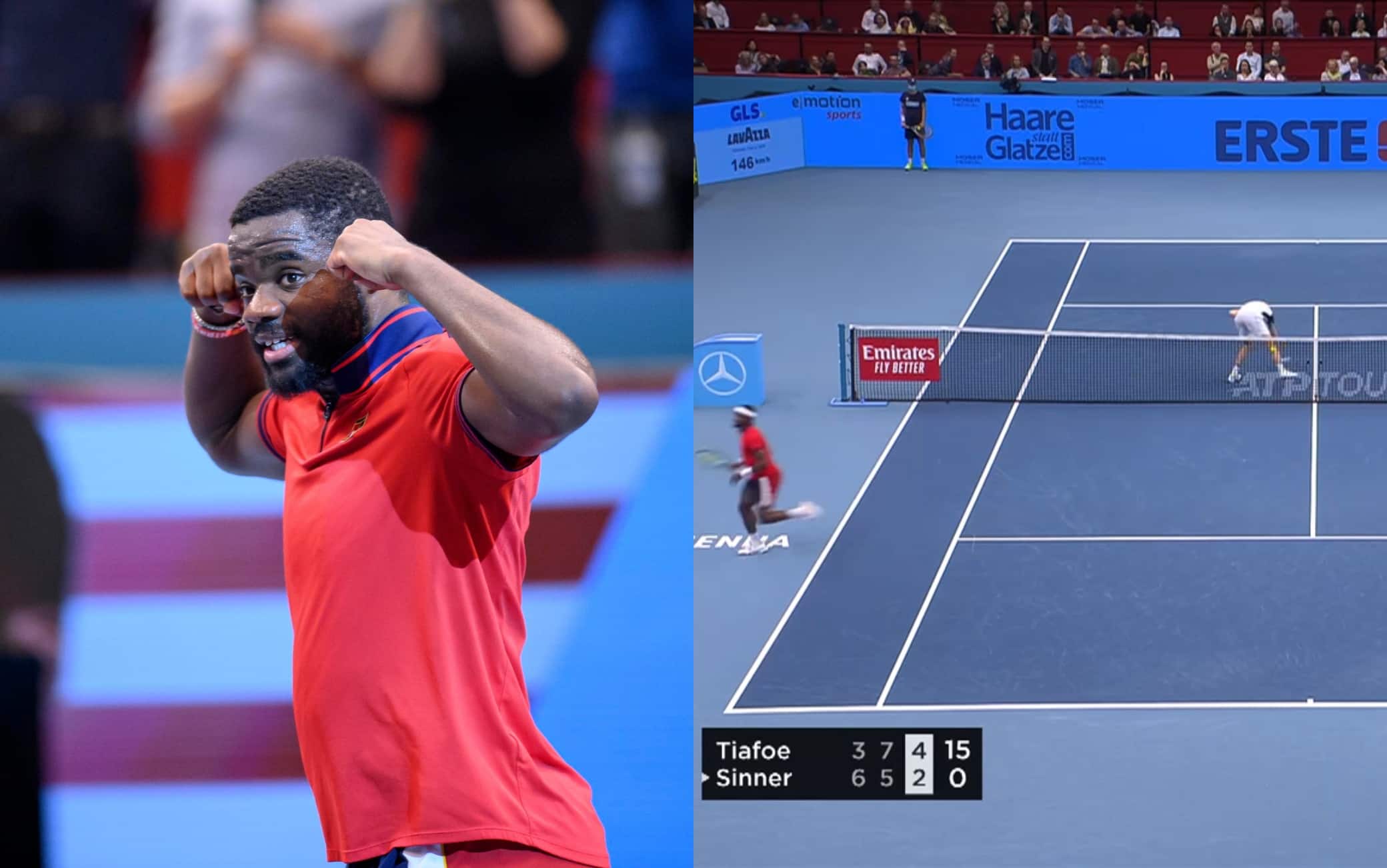 Tiafoe, quella volta che fece arrabbiare Sinner a Vienna nel 2021...