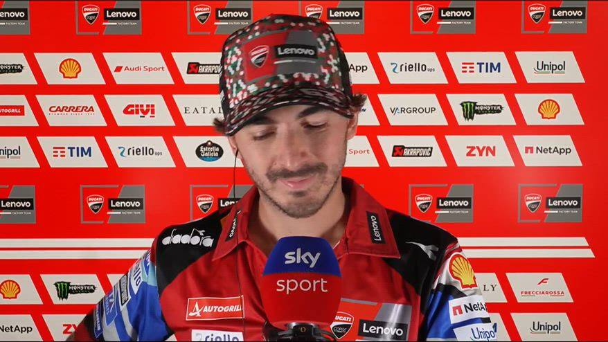 Bagnaia: "Bene da subito, non ho cambiato nulla sulla moto"