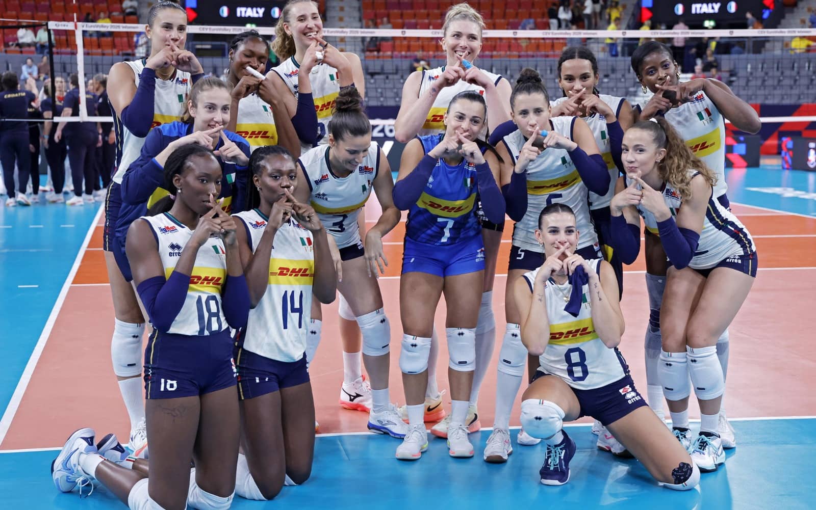 Europei di volley femminile, la classifica dell'Italia e dei gironi
