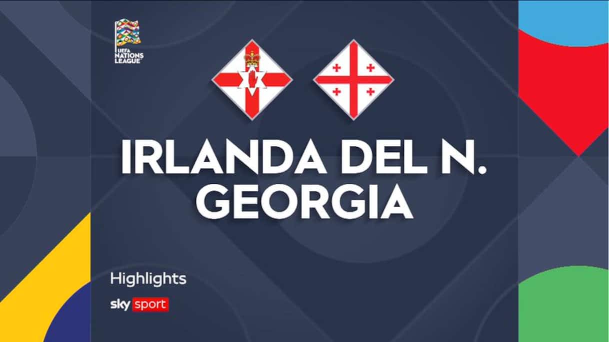 Northern Ireland beat Georgia 1-0 in UEFA Nations League, sport.sky.it reports