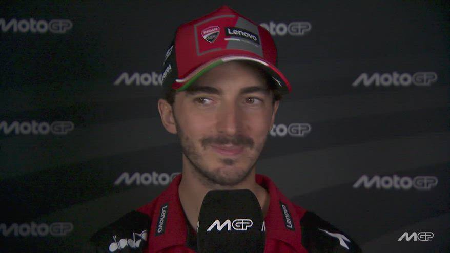 Bagnaia: "Sollevato, il feeling sul davanti è positivo"