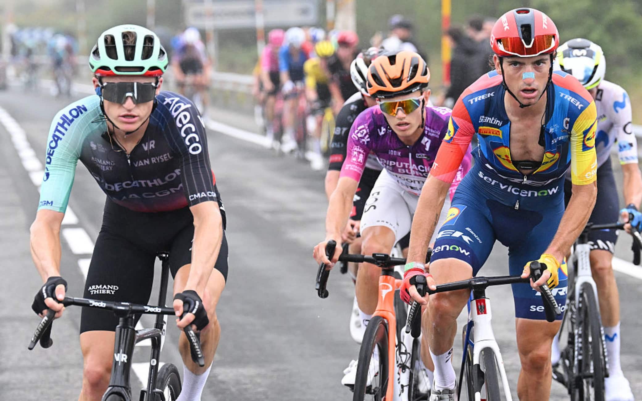 Vuelta a Burgos, l'Italia c'é: Ciccone e Pellizzari dietro Gall