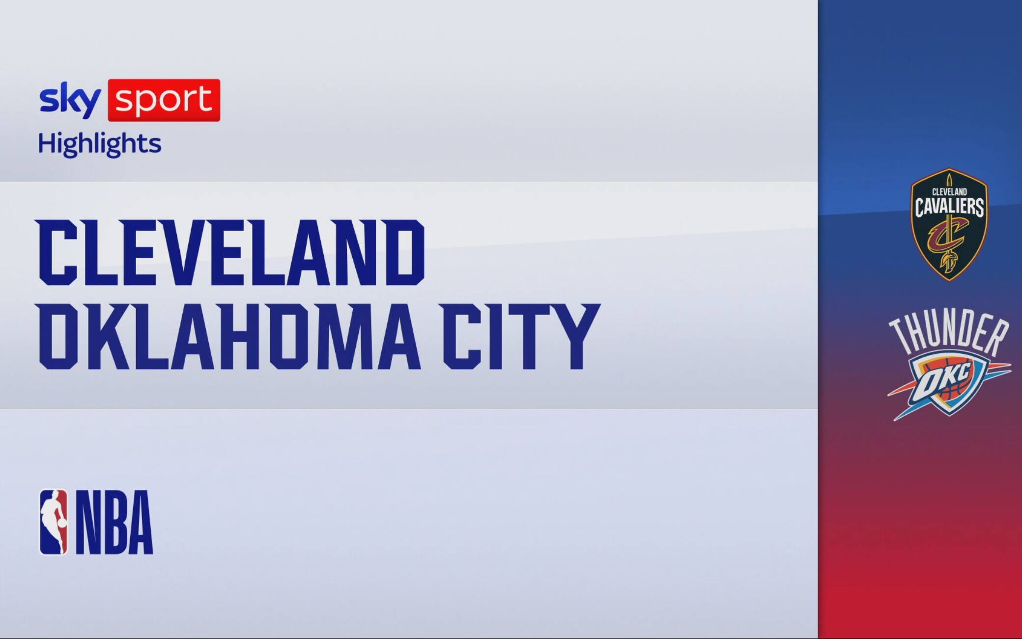 NBA, Oklahoma City domina a piacimento a Cleveland: 104-136. HIGHLIGHTS