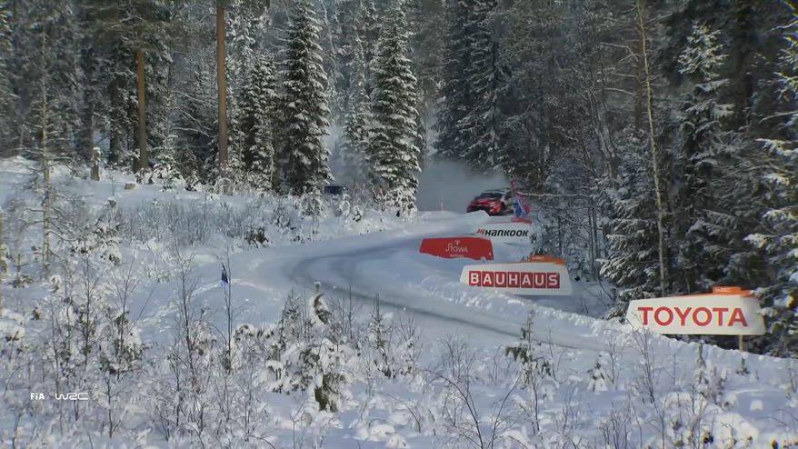 WRC Svezia, highlights venerdì: paura Solberg, primo Katsuta