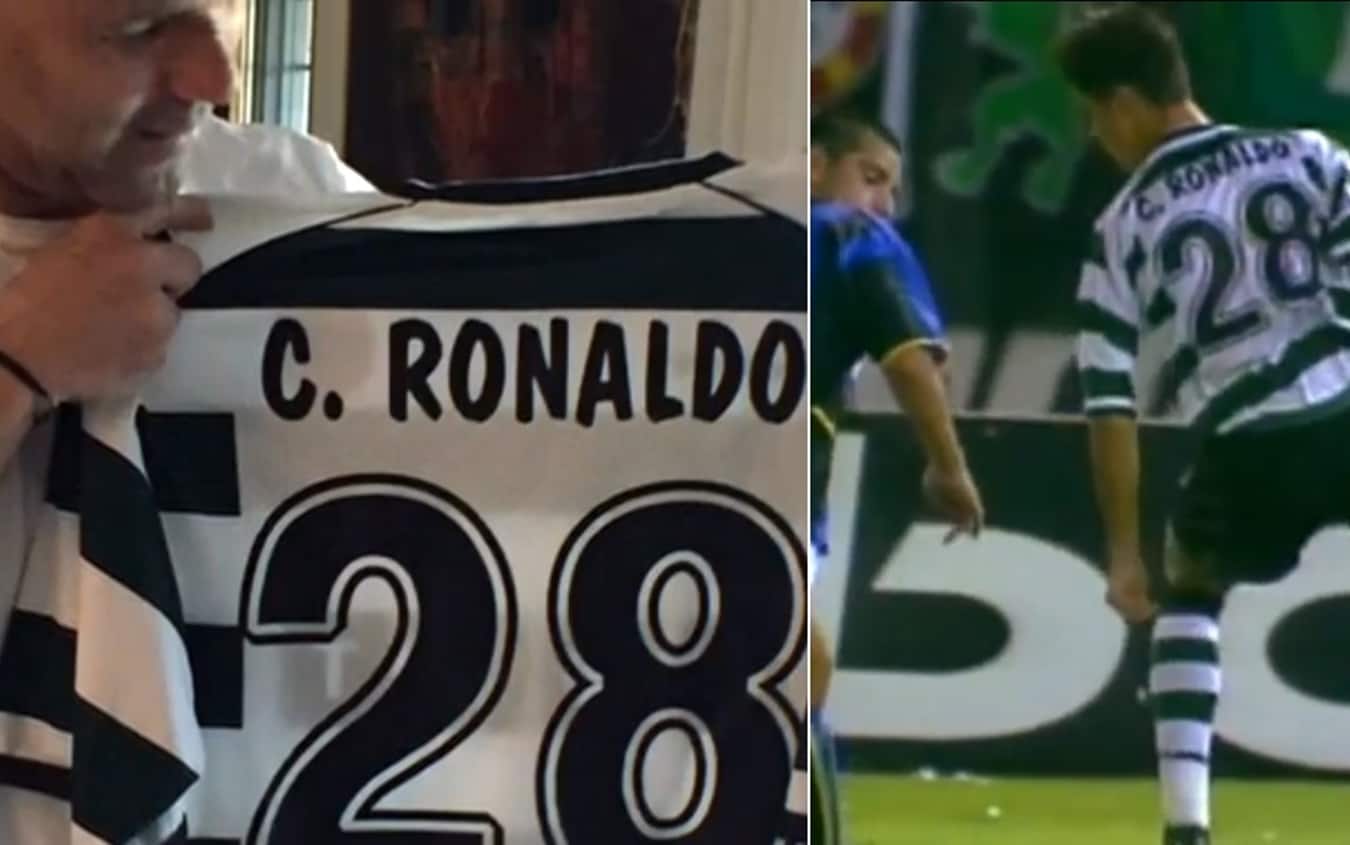 Gigi Di Biagio con la "28" di Cristiano