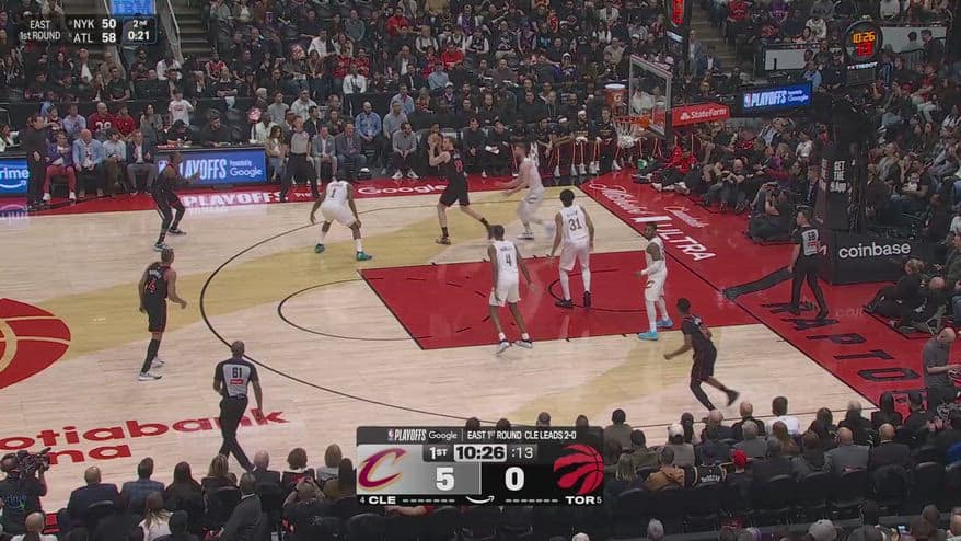 NBA, 33 punti per Scottie Barnes contro Cleveland