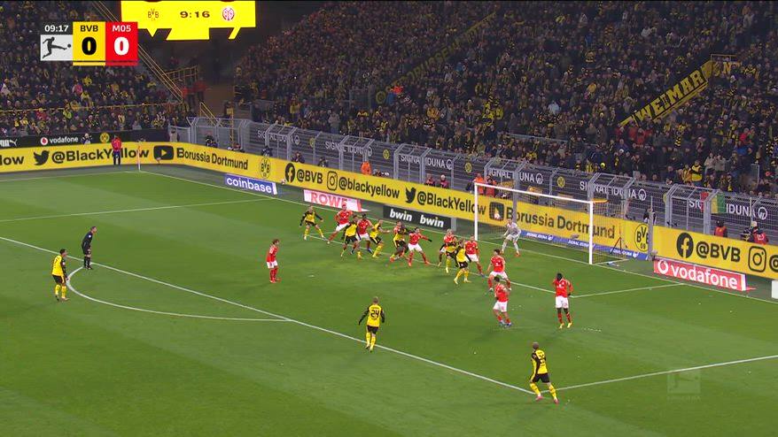 Borussia Dortmund-Mainz 4-0: gol e highlights