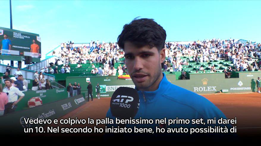 Alcaraz: "Primo set da 10, nel secondo ho rincorso"